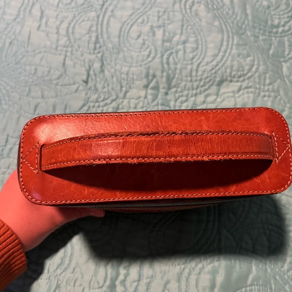 Authentic Vintage Celine Macadam vanity cosmetic case bag leather trim - Picture 5 of 14